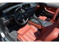  2016 6 Series 640i xDrive Convertible Vermillion Red Interior