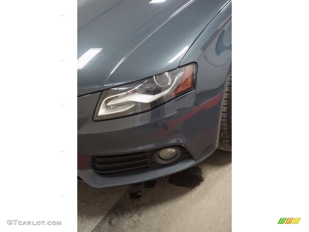 2009 A4 2.0T Premium quattro Sedan - Meteor Grey Pearl Effect / Black photo #53