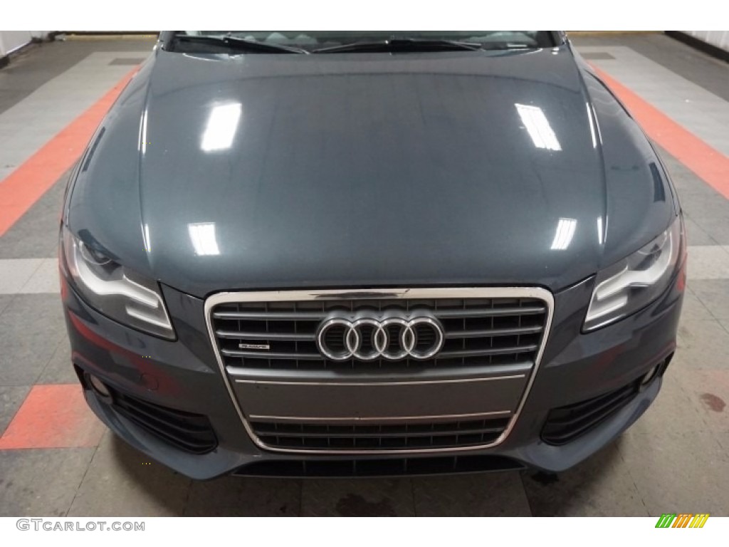 2009 A4 2.0T Premium quattro Sedan - Meteor Grey Pearl Effect / Black photo #56