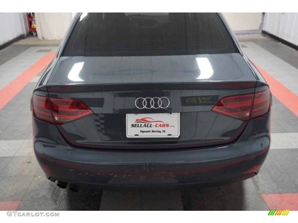 2009 A4 2.0T Premium quattro Sedan - Meteor Grey Pearl Effect / Black photo #72