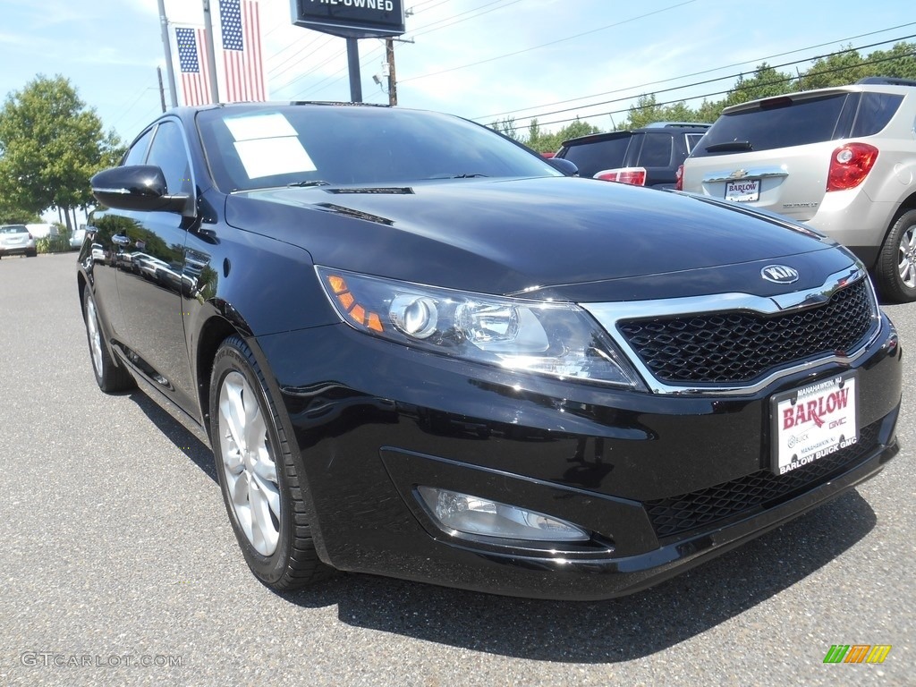 Ebony Black Kia Optima