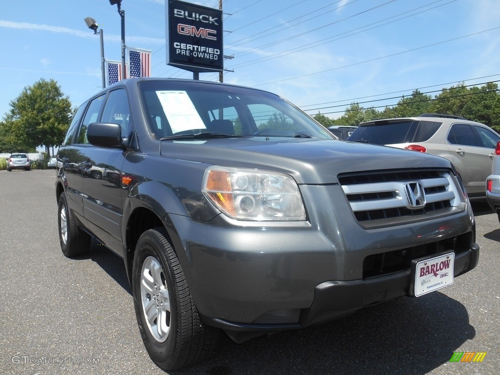 2007 Pilot LX 4WD - Nimbus Gray Metallic / Gray photo #1