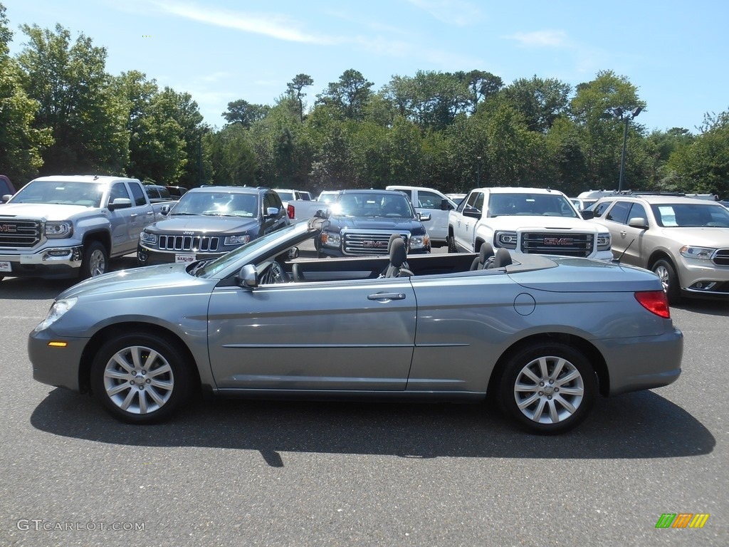 2010 Sebring Touring Convertible - Bright Silver Metallic / Dark Slate Gray photo #4