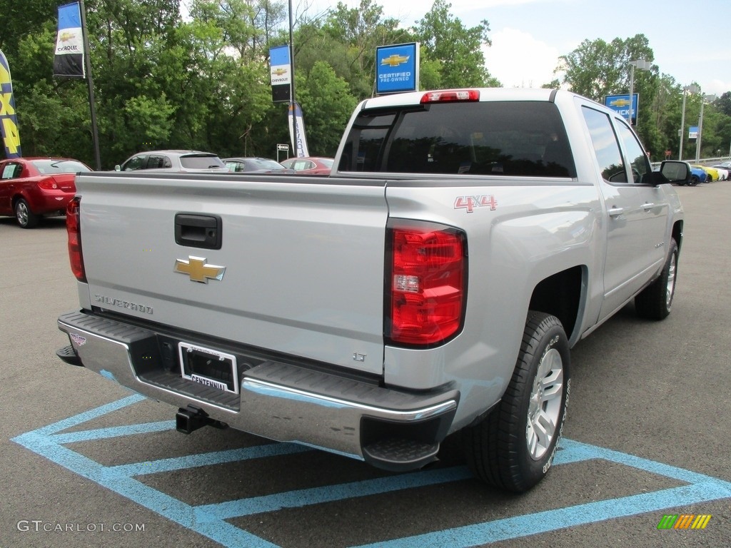 2016 Silverado 1500 LT Crew Cab 4x4 - Silver Ice Metallic / Jet Black photo #6