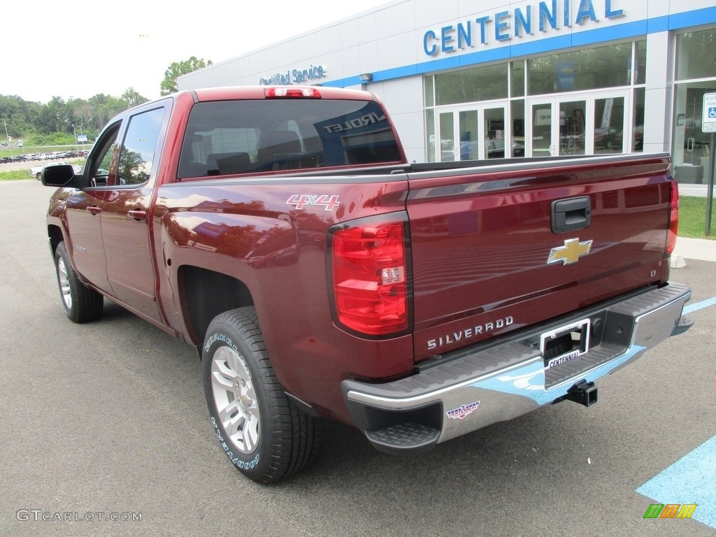 2016 Silverado 1500 LT Crew Cab 4x4 - Siren Red Tintcoat / Jet Black photo #4