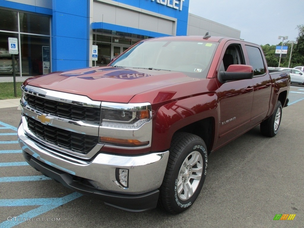 2016 Silverado 1500 LT Crew Cab 4x4 - Siren Red Tintcoat / Jet Black photo #10