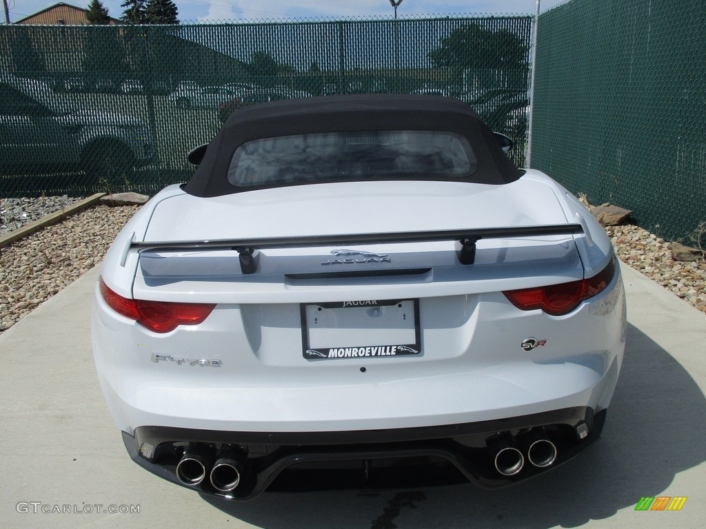 2017 F-TYPE SVR AWD Convertible - Glacier White / SVR Quilted Jet W/Red Stitching photo #12