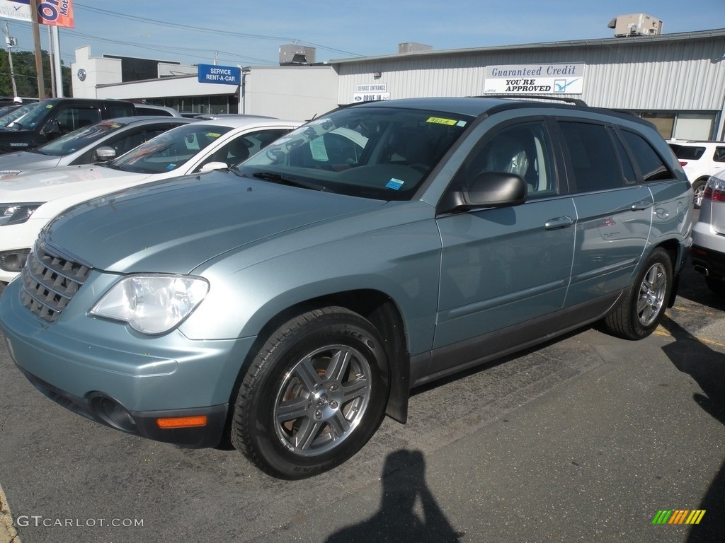 2008 Pacifica Touring AWD - Clearwater Blue Pearlcoat / Dark Khaki/Light Graystone photo #1