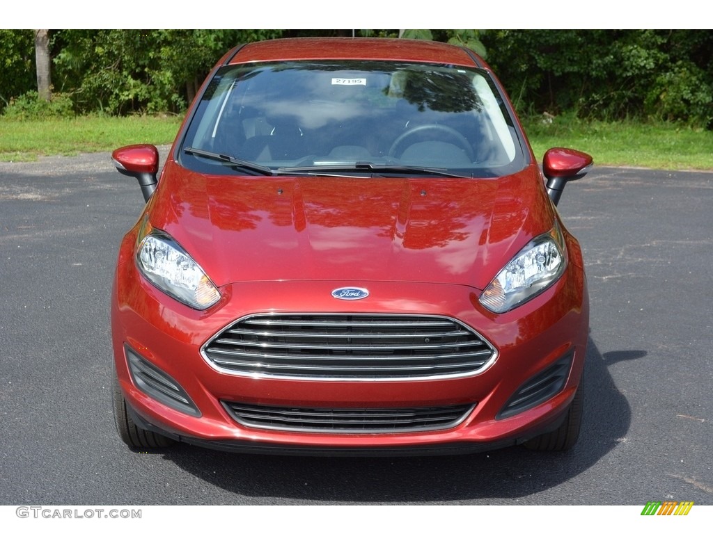 2016 Fiesta SE Hatchback - Ruby Red Metallic / Charcoal Black photo #9