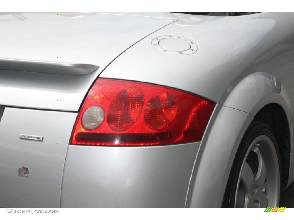 2001 TT 1.8T quattro Roadster - Lake Silver Metallic / Ebony Black photo #11