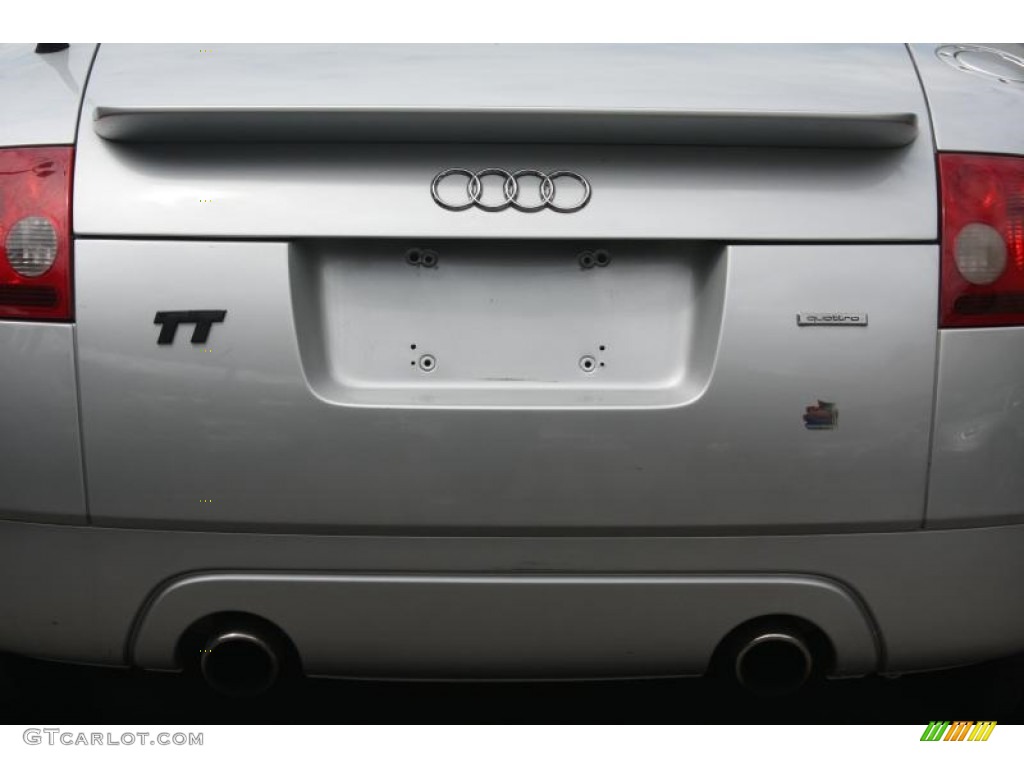 2001 TT 1.8T quattro Roadster - Lake Silver Metallic / Ebony Black photo #13