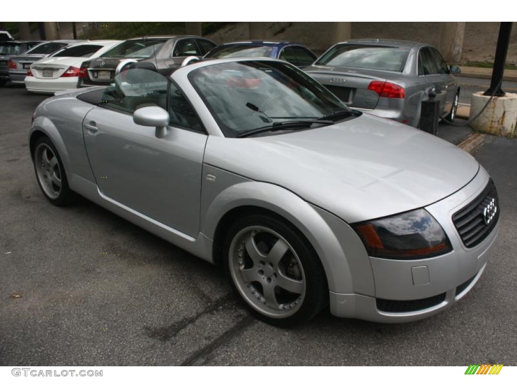 2001 TT 1.8T quattro Roadster - Lake Silver Metallic / Ebony Black photo #49