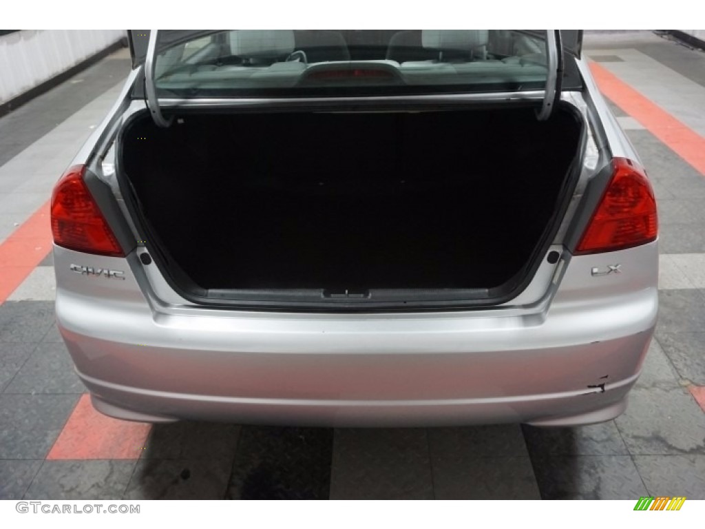 2005 Civic LX Sedan - Satin Silver Metallic / Gray photo #20