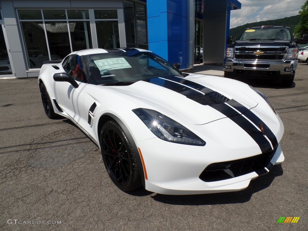 Arctic White 2017 Chevrolet Corvette Grand Sport Coupe Exterior Photo #114954712
