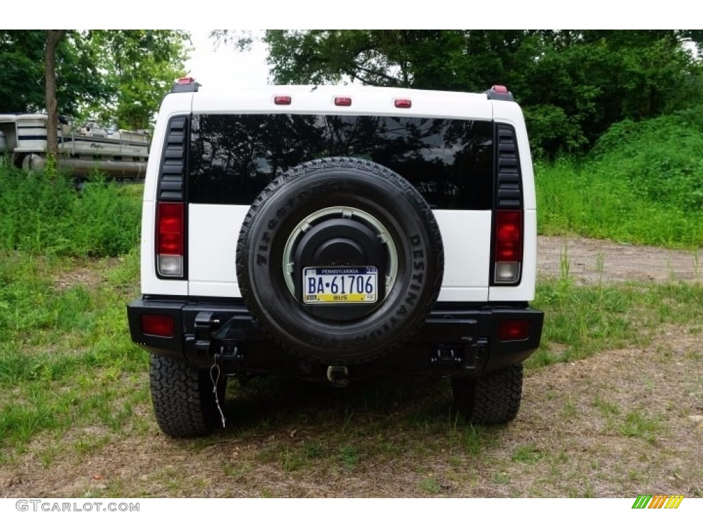 2007 H2 SUV - Birch White / Ebony Black photo #11