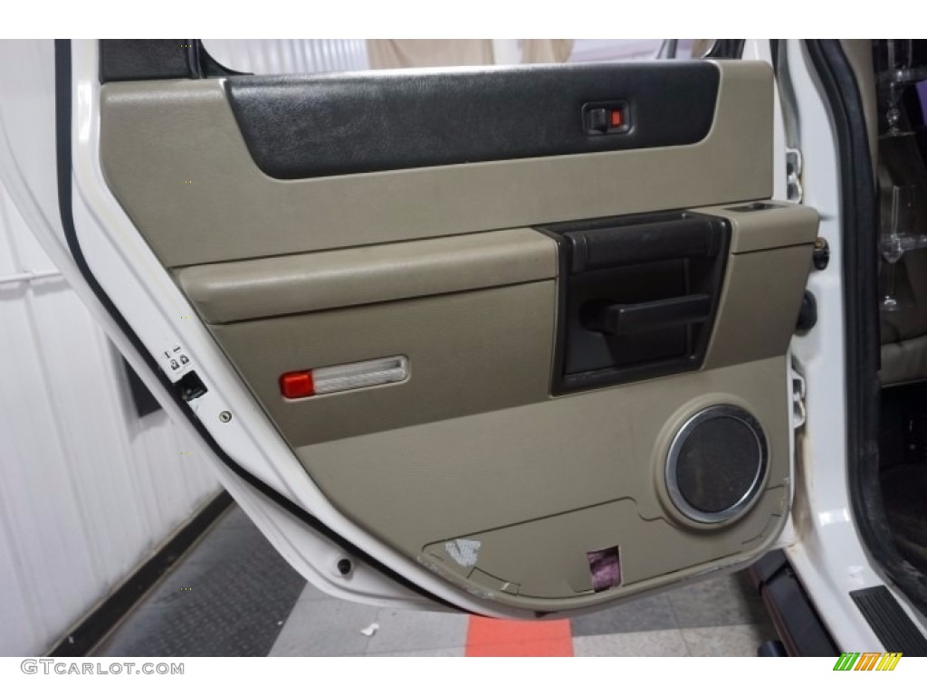 2007 H2 SUV - Birch White / Ebony Black photo #18