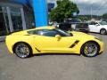 2017 Corvette Racing Yellow Tintcoat Chevrolet Corvette Grand Sport Coupe  photo #5