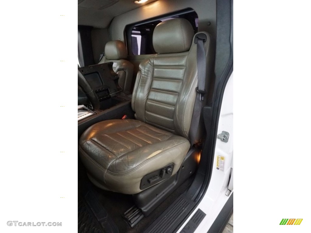 2007 H2 SUV - Birch White / Ebony Black photo #29