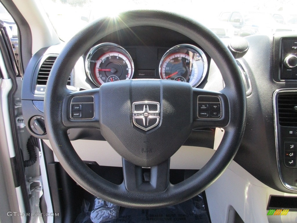 2014 Grand Caravan SXT - Bright White / Black/Light Graystone photo #13
