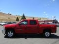 2013 Victory Red Chevrolet Silverado 1500 LT Crew Cab 4x4  photo #4
