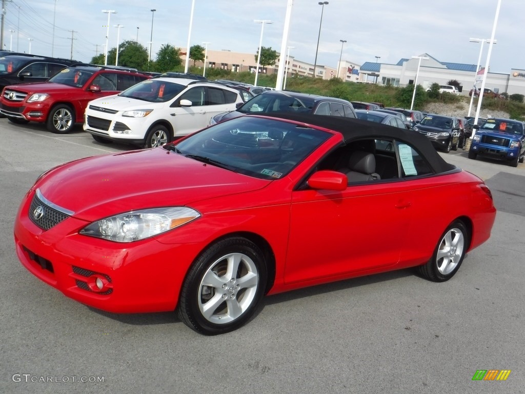 Super Red 5 2008 Toyota Solara SLE V6 Convertible Exterior Photo #114960067