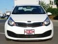 2013 Clear White Kia Rio EX Sedan  photo #2