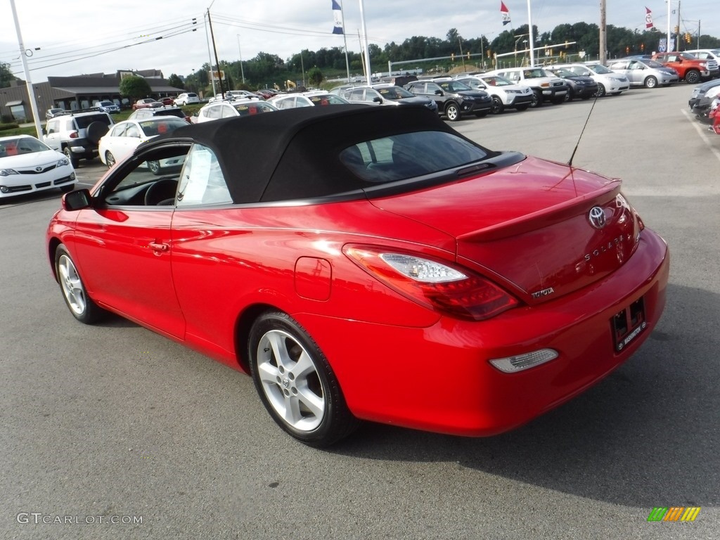 2008 Solara SLE V6 Convertible - Super Red 5 / Dark Stone photo #10