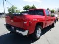 2013 Victory Red Chevrolet Silverado 1500 LT Crew Cab 4x4  photo #7