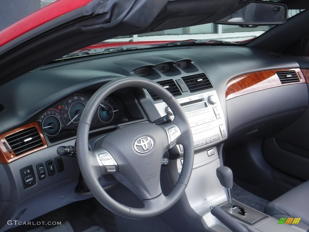 2008 Solara SLE V6 Convertible - Super Red 5 / Dark Stone photo #13