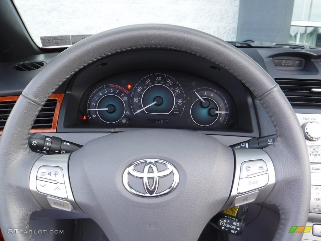 2008 Solara SLE V6 Convertible - Super Red 5 / Dark Stone photo #19