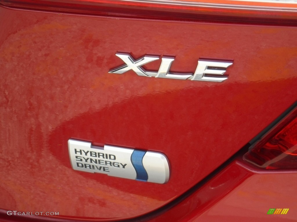 2014 Camry Hybrid XLE - Barcelona Red Metallic / Ivory photo #10