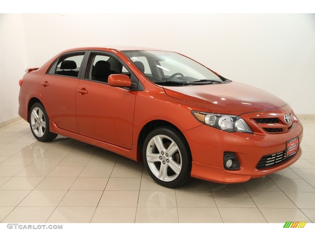 2013 Corolla S Special Edition - Hot Lava / Dark Charcoal photo #1