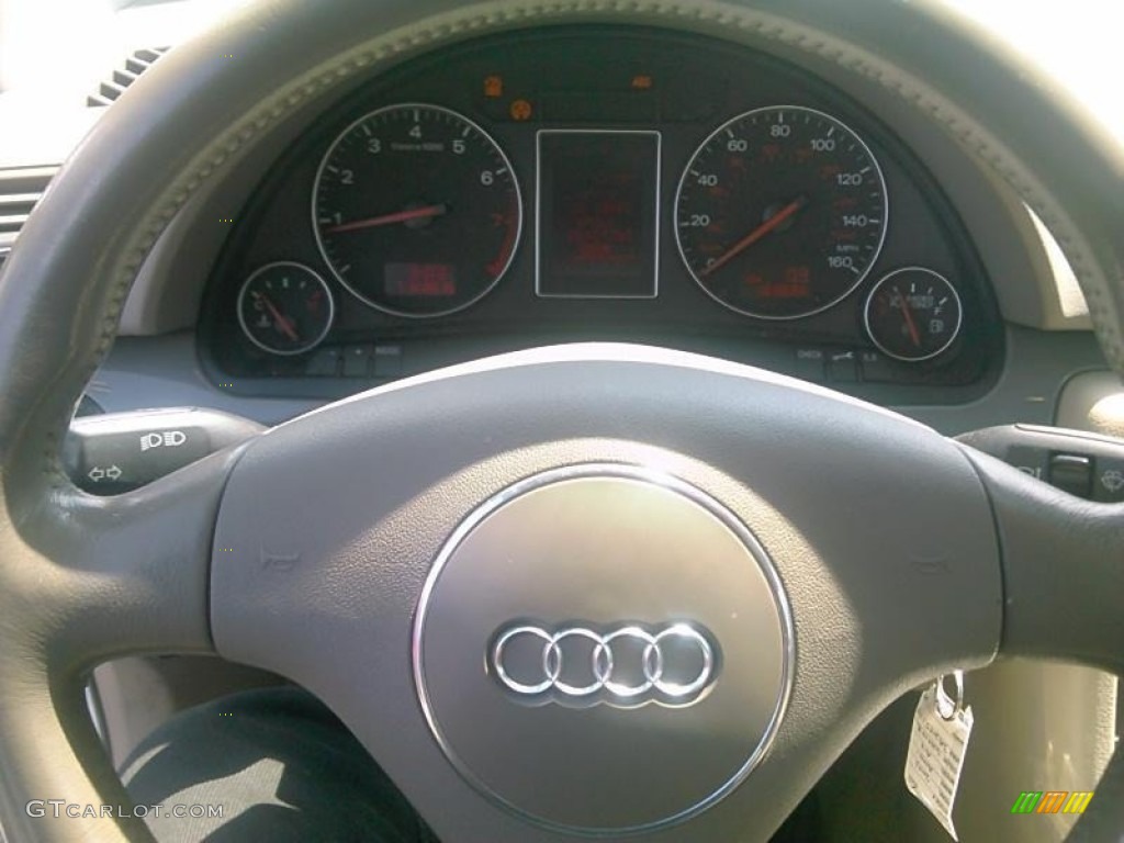 2003 A4 1.8T quattro Sedan - Polar White / Beige photo #5