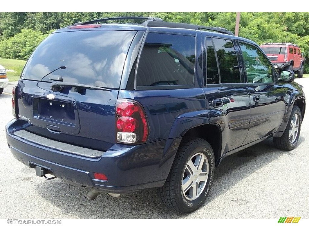 2008 TrailBlazer LT 4x4 - Imperial Blue Metallic / Light Gray photo #3