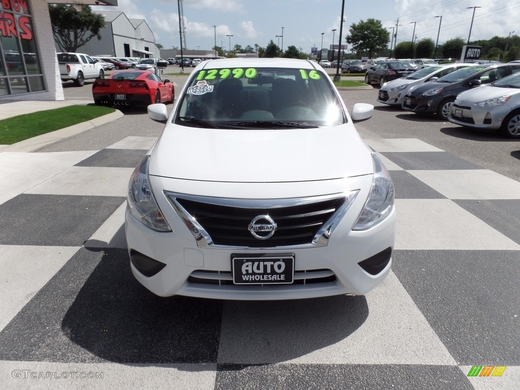 2016 Versa SV Sedan - Fresh Powder / Charcoal photo #2