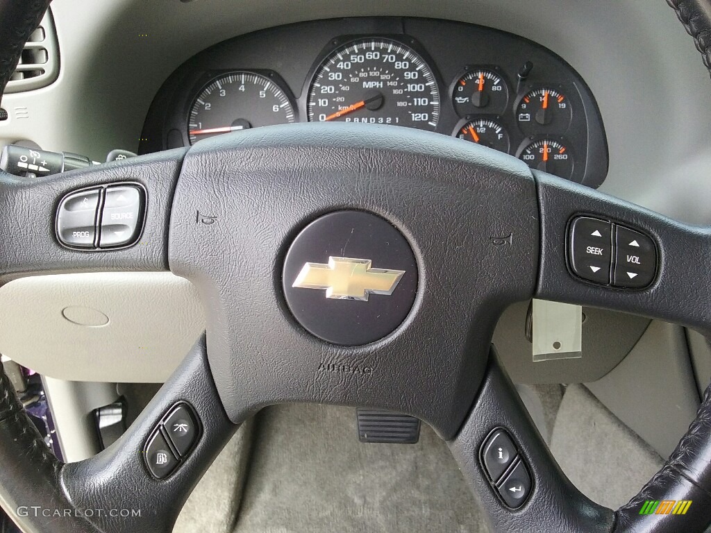 2008 TrailBlazer LT 4x4 - Imperial Blue Metallic / Light Gray photo #11