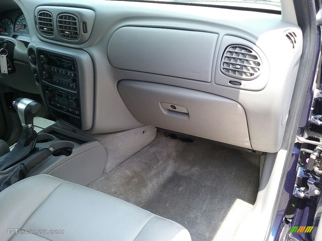 2008 TrailBlazer LT 4x4 - Imperial Blue Metallic / Light Gray photo #17