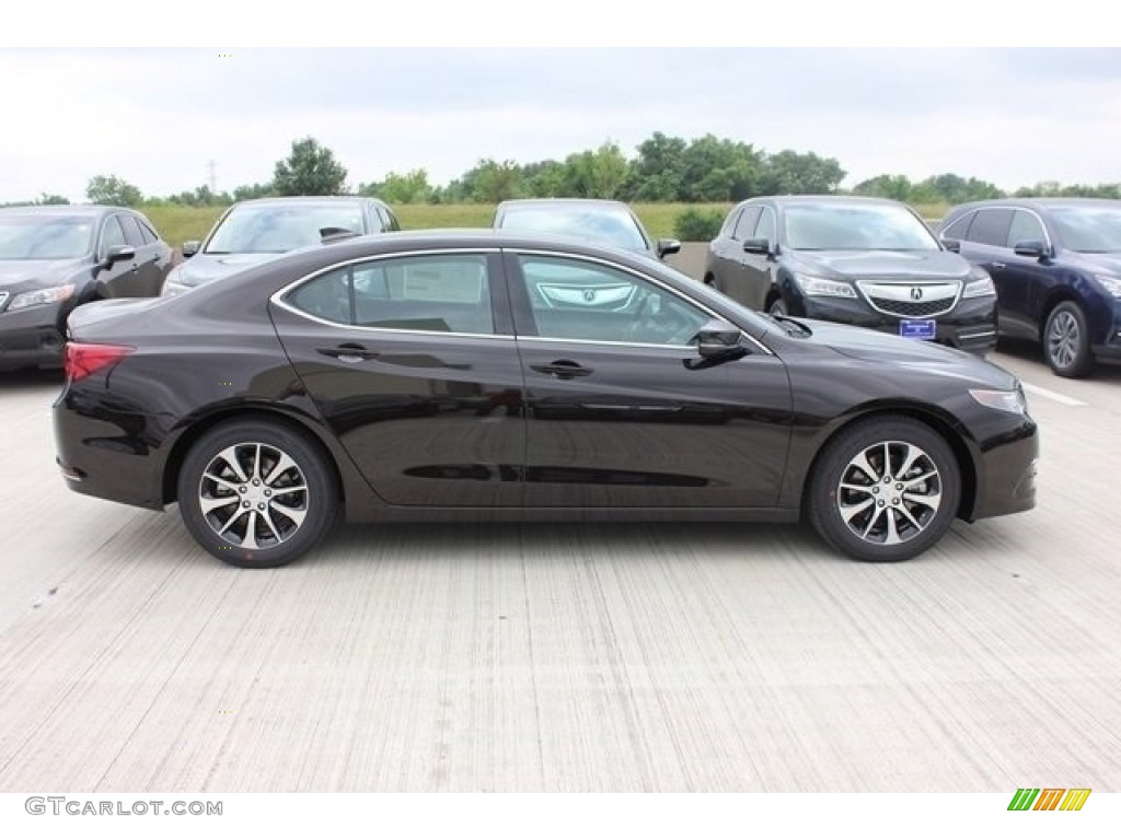 Black Copper Pearl 2017 Acura TLX Technology Sedan Exterior Photo #114968473