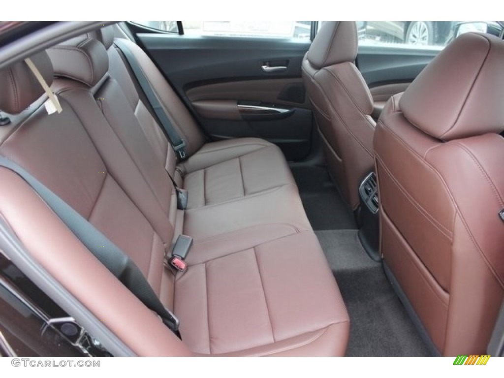Espresso Interior 2017 Acura TLX Technology Sedan Photo #114968635