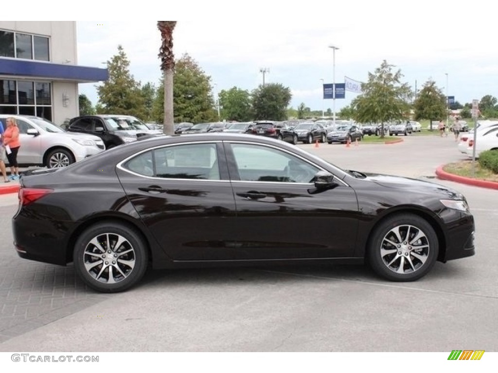 2017 TLX Technology Sedan - Crystal Black Pearl / Parchment photo #8