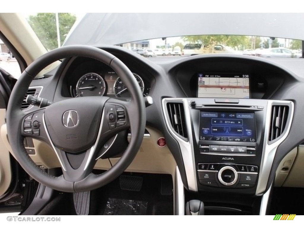 2017 TLX Technology Sedan - Crystal Black Pearl / Parchment photo #9