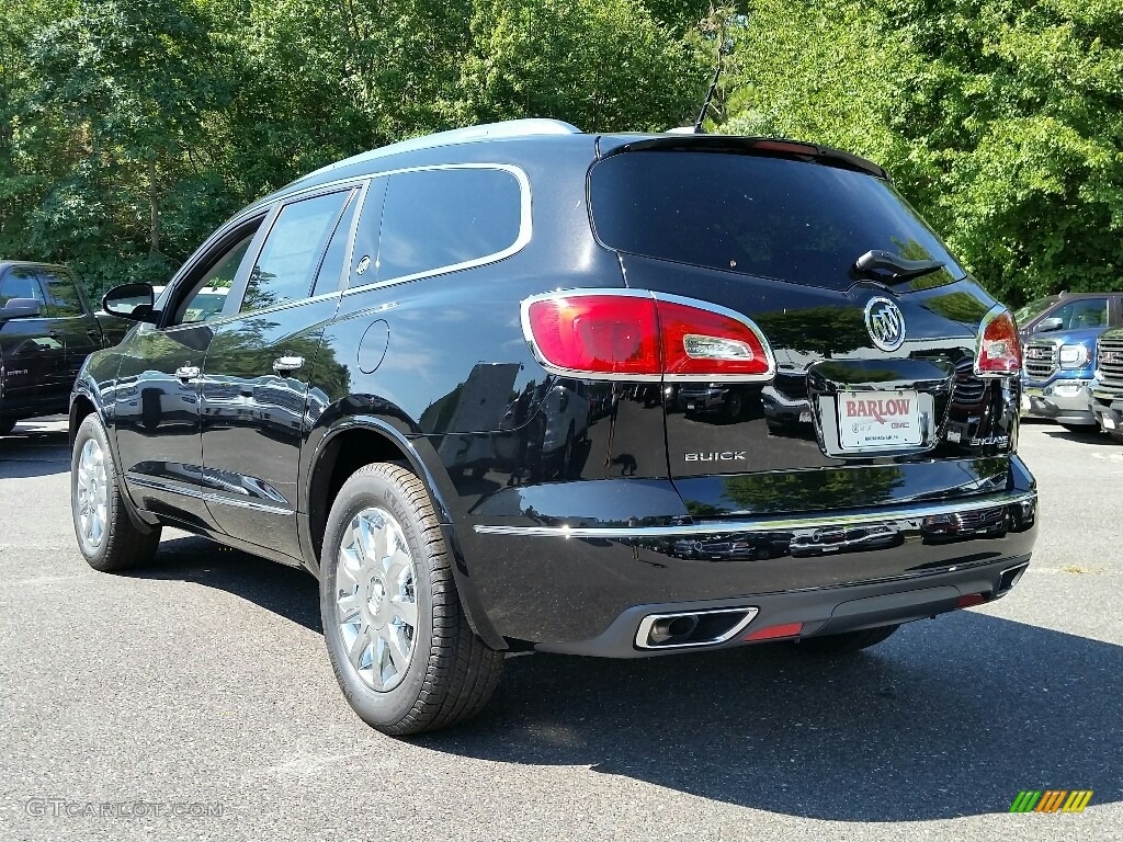 2017 Enclave Leather AWD - Ebony Twilight Metallic / Ebony/Ebony photo #4