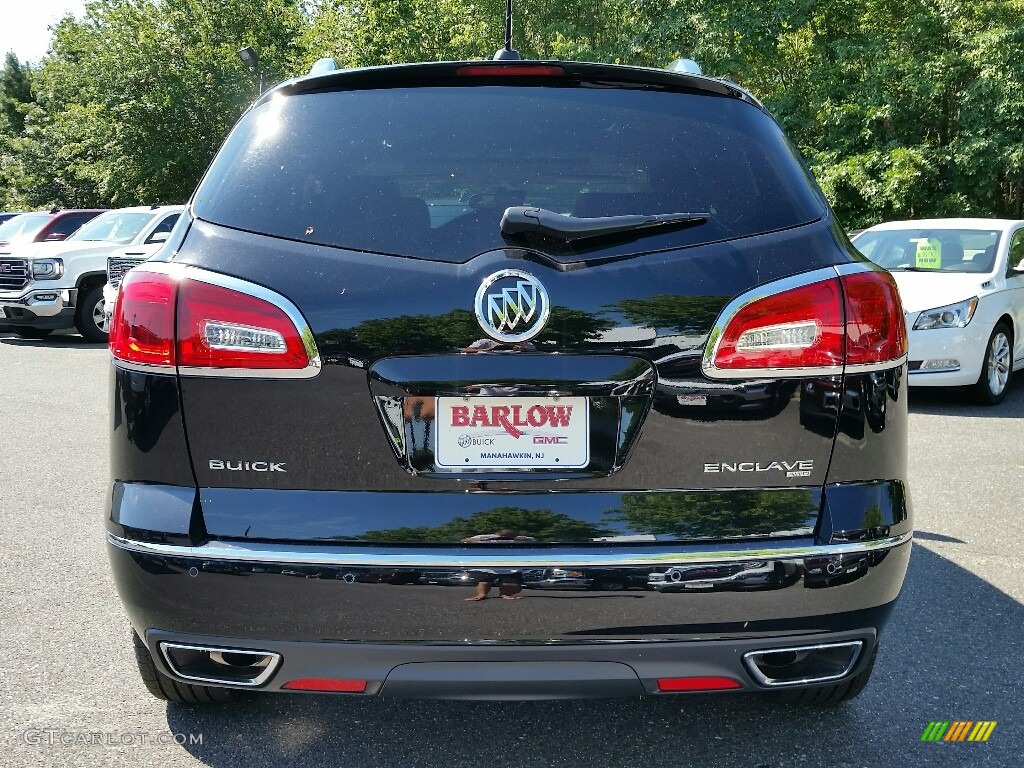 2017 Enclave Leather AWD - Ebony Twilight Metallic / Ebony/Ebony photo #5