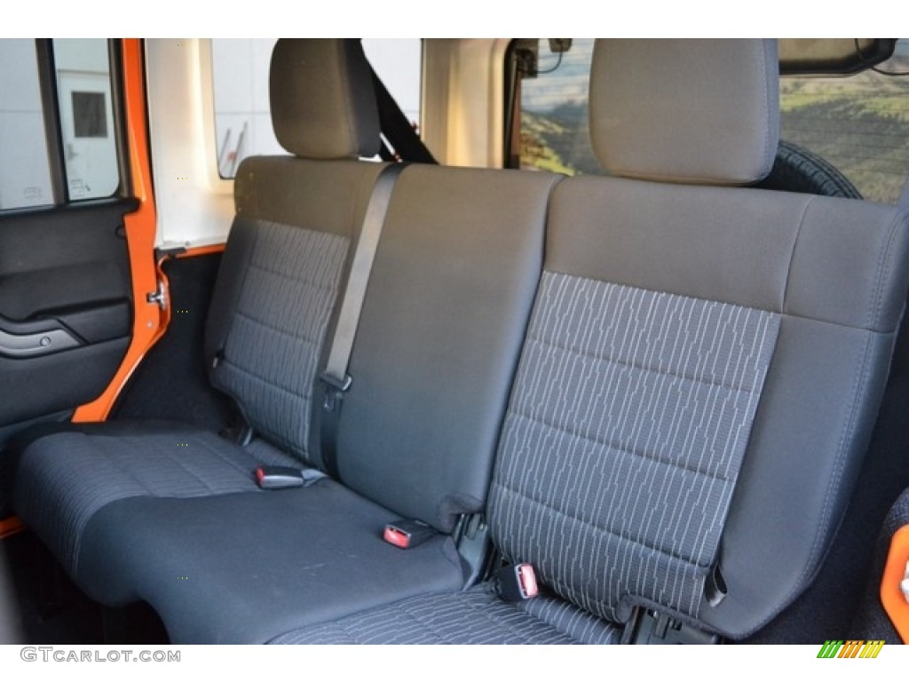 2012 Wrangler Unlimited Sport 4x4 - Crush Orange / Black photo #8