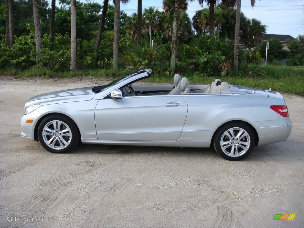 Iridium Silver Metallic 2011 Mercedes-Benz E 350 Cabriolet Exterior Photo #114970834