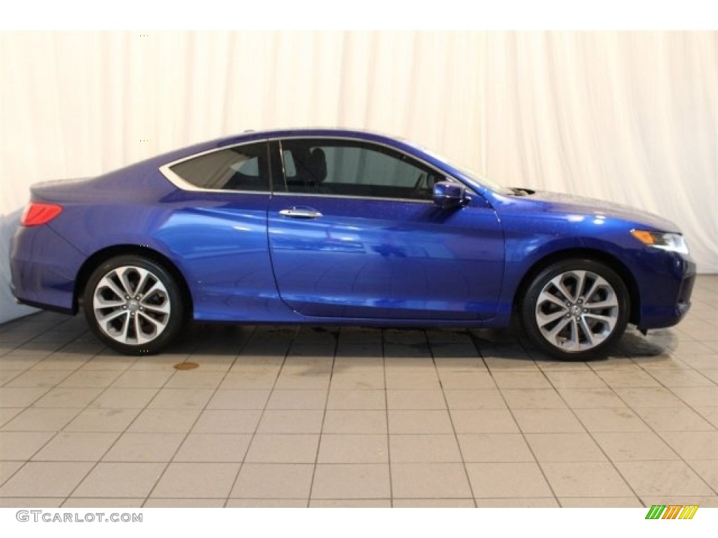 2014 Accord EX-L V6 Coupe - Obsidian Blue Pearl / Black photo #3