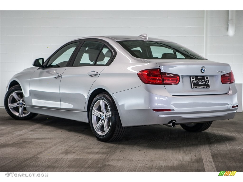 2013 3 Series 320i Sedan - Glacier Silver Metallic / Black photo #10