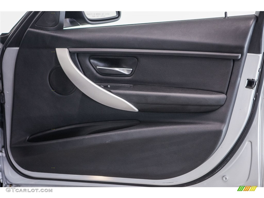 2013 3 Series 320i Sedan - Glacier Silver Metallic / Black photo #24