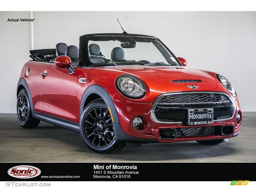 2016 Convertible Cooper S - Blazing Red Metallic / Carbon Black photo #1