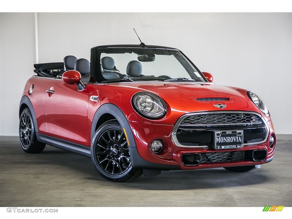 2016 Convertible Cooper S - Blazing Red Metallic / Carbon Black photo #12